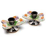 Mackenzie Childs Flower Market Butterfly Candle Holders