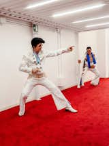 Greeted by multiple Elvis Presley impersonators (talk about a warm welcome) and entertained by the atelier’s opera trained cofounder performing Can’t Help Falling In Love, I couldn’t help but ask myself, where the hell am I?