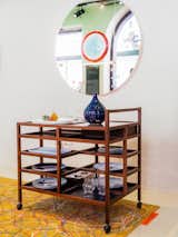According to Cassina, and I agree, all your den needs now is a boxy bar cart by Bodil Kjaer or the Hayama cabinet by Particia Urquiola in shades of blue and brown, both released in the last few years.