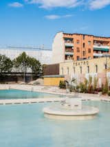 Are you tired yet? Here’s a reward for your trekking. We closed the day at the Bagni Misteriosi, a 1930s complex that includes the nicest public pool I have ever seen. It doesn’t open for the season until May (when a dip only requires a small day-use fee and a swim cap). In the meantime, Gubi set up shop with a large display of new indoor and outdoor furniture.