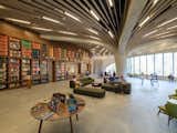 The Gottesman Research Library and Learning Center&nbsp;is centered on a spectacular, tree-like concrete column that splays out to the ceiling like a trunk to branches.