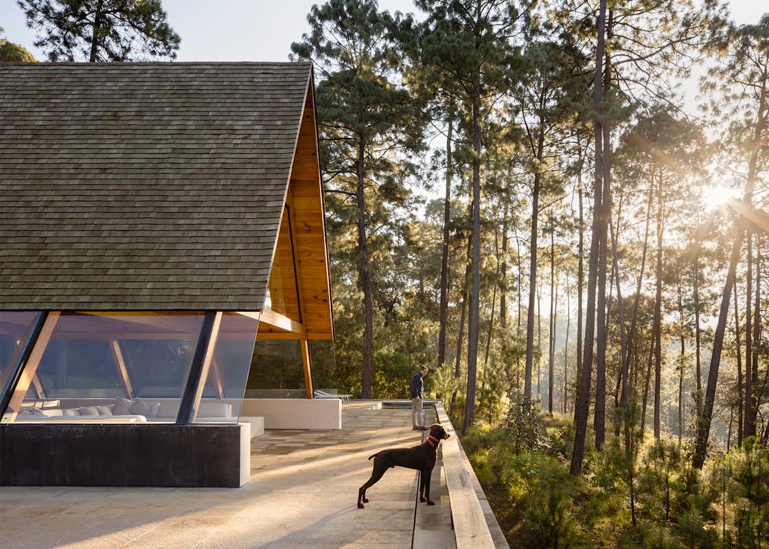 Photo 1 of 23 in This Refined Getaway Started as a Rustic AFrame With