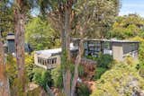 Aerial View of Two-Story Eichler Home in Mill Valley
