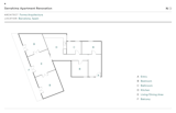 Floor Plan of Serrahima Apartment Renovation by Forma Arquitectura
