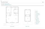 Floor Plan of Pine Hill A-Frame by Studio Bunkley