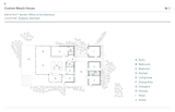Floor PLan of Jette Egelund’s Beach House by Nordic Office of Architecture