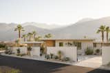 Sited for maximum privacy and views within the Parc Andreas neighborhood of South Palm Springs, the newly built residence sits on a corner lot with only one adjacent neighbor.