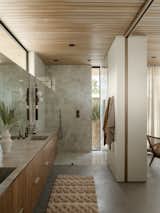 Bathroom in Palm Springs home by Framework Design + Build and Studio AR&D