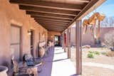 Exterior of 1700s Pueblo-Style Home in New Mexico