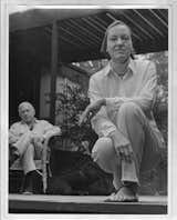 Breuer and his wife, Connie, pose for their son, Tomas, at the Wellfleet home circa 1960.