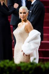 Portrait of Kim Kardashian at the Met Gala.