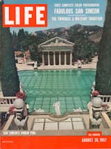 Julia Morgan's San Simeon's Roman Pool of Hearst Castle on the cover of LIFE magazine.