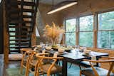 Dining Area of A-Frame by Gnarly Home Crafters
