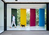 An Architect’s Minimalist Home Gets a Splash of Color Inspired by Porsche