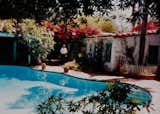The pool and backyard as it was when she owned the Brentwood home, part of the collection of fan Greg Schreiner.
