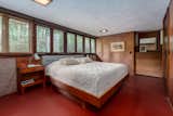 Each of the three bedrooms provides a spacious and cozy retreat to rest and unwind.  Photo 5 of 10 in Here’s a Rare Opportunity to Buy Two Frank Lloyd Wright Homes for $4.5M