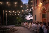 Communal dining is part of the experience at Villa Lena’s farm-to-table restaurant.