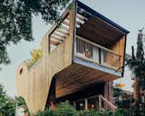 Designed by 25:8 Architecture, the high-flying addition provides a couple with an elevated lookout—and space to stretch their wings.

