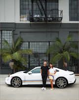Respecting Porsche's colorful design heritage and longstanding focus on craftsmanship and engineering, Natalie and Caleb jumped at the opportunity to partner with the iconic brand. “Backdrop is a young brand and we have a modern take on a very old category, but being able to partner with such an iconic brand and play a role in the modern expression of that brand heritage got us so excited,” says Caleb.  Photo 5 of 10 in Porsche x Backdrop Is a (Color) Match Made in Heaven