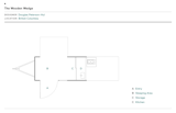 Floor Plan of the Wooden Wedge by Douglas Peterson-Hui
