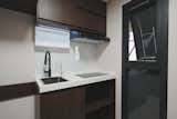 Interior kitchenette of readymade prefabricated Nestron Legend Series L1 L2 L2X and Cube C1 C2 C2X.