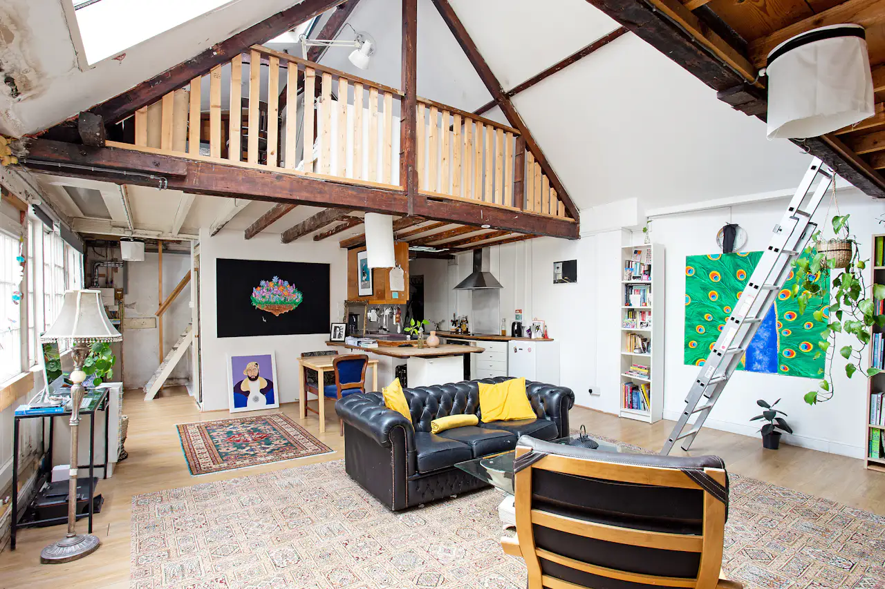 Loft England Photo 1 of 5 in In Central London, a Light-Filled Artist’s Loft Asks £1 ...