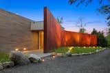 In Upstate New York, a Monumental Cor-Ten Steel and Stone Home Asks $2.5M - Photo 2 of 9 - 