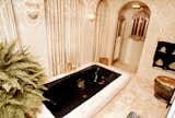 Carpeted bathrooms with sunken tubs gained popularity in the 1980s.