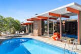 "Many of the home’s colors—including the vibrant orange—were inspired by the X-100, the most famous of Eichler models," notes the agent.
