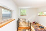 The loft space necessitated a railing, so Diana and Scott worked with Jay Morissette of Western Maine Steel to fabricate a custom design.