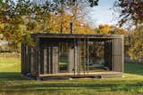 These Tiny “See-Through” Cabins Are Made of Charred, Waxed, and Recycled Wood