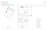 Floor Plan of the Clasen Residence