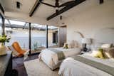 Bedroom in midcentury renovation in La Cañada Flintridge