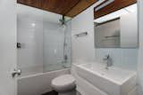The home’s two bathrooms were recently remodeled with new finishes and fixtures.