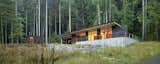 Peter Brunner had already designed this home on Nelson Island, British Columbia, before asking Method Homes to construct it. The building is made from three prefabricated, already-furnished volumes shipped to the remote site by barge.