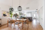 Dining area of craftsman remodel by Weather Architecture