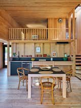 Greg utilized cross-laminated timber to construct the home and for its interior finishes.