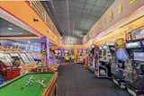 An expansive arcade comes with retro and modern games.