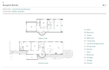 Floor Plan of Bungalow Blonde by LiteraTrotta Architecture