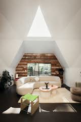 Living area of Geodesic Dome in Los Angeles