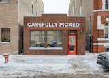 David Barsoum and Niky Sampedro’s vintage furniture brick storefront Carefully Picked in Chicago, Illinois IL.