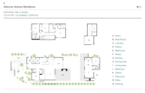 Floor Plan of Glencoe Avenue Residence by Ras-a Studio