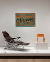 A poster for a 1967 exhibition of products by Italian manufacturer Olivetti by Argentina’s Juan Carlos Distéfano, Ruben Fontana, and Carlos Soler shares a section of the show with Colombian designer Oscar Muñoz’s 1974 Siesta chair and a 1972 chair prototype by German-born designer Gui Bonsiepe.  Photo 4 of 16 in In Latin America, Modernism Began at Home