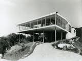 A photo in the MoMA exhibition shows Lina Bo Bardi’s 1952 Casa de Vidro in São Paulo shortly after its completion.