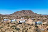 Aerial View of Kate’s Lazy Desert Airstream Park