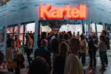 With its name rendered in a searing neon red, hometown hero Kartell drew a crowd like moths to a flame. Inside, too, lighting by the Milan maker was the draw. At this point, Olga and I are at about 5,000 steps and feeling unfazed.