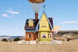 Airbnb built the house from Pixar’s Up, which is one of 11 new stays and experiences developed by the company. The home is hoisted 50 feet into the air by a crane.
