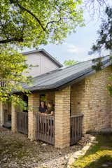 The natural timber and stone construction of the home is a nod to the area’s surrounding natural beauty. Wide verandas and balconies dissolve the boundaries between indoor and outdoor living spaces—and having a solar roof complements the couple’s love for the natural world.