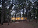 A Father and Son Seamlessly Slot an H-Shaped Home Into a Forest in Argentina