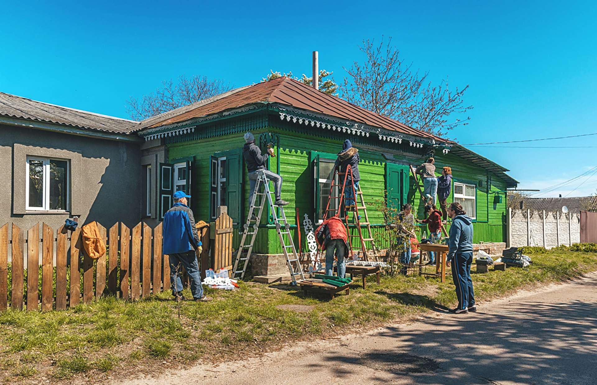 Wooden Lace of Chernihiv renovation project in 2023.